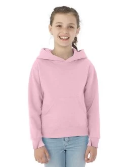 Jerzees Youth NuBlend Pull Over Hooded Sweatshirt 30 Jerzees Youth NuBlend Pull Over Hooded Sweatshirt -Outfit Fashion Shop 996YR classic pink front.4096e4a8bb374bf0