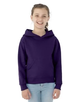 Jerzees Youth NuBlend Pull Over Hooded Sweatshirt 35 Jerzees Youth NuBlend Pull Over Hooded Sweatshirt -Outfit Fashion Shop 996YR deep purple front.0e27ea5545bc85d2