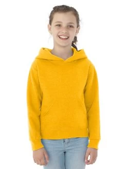 Jerzees Youth NuBlend Pull Over Hooded Sweatshirt 37 Jerzees Youth NuBlend Pull Over Hooded Sweatshirt -Outfit Fashion Shop 996YR gold front.9153ebd403528385
