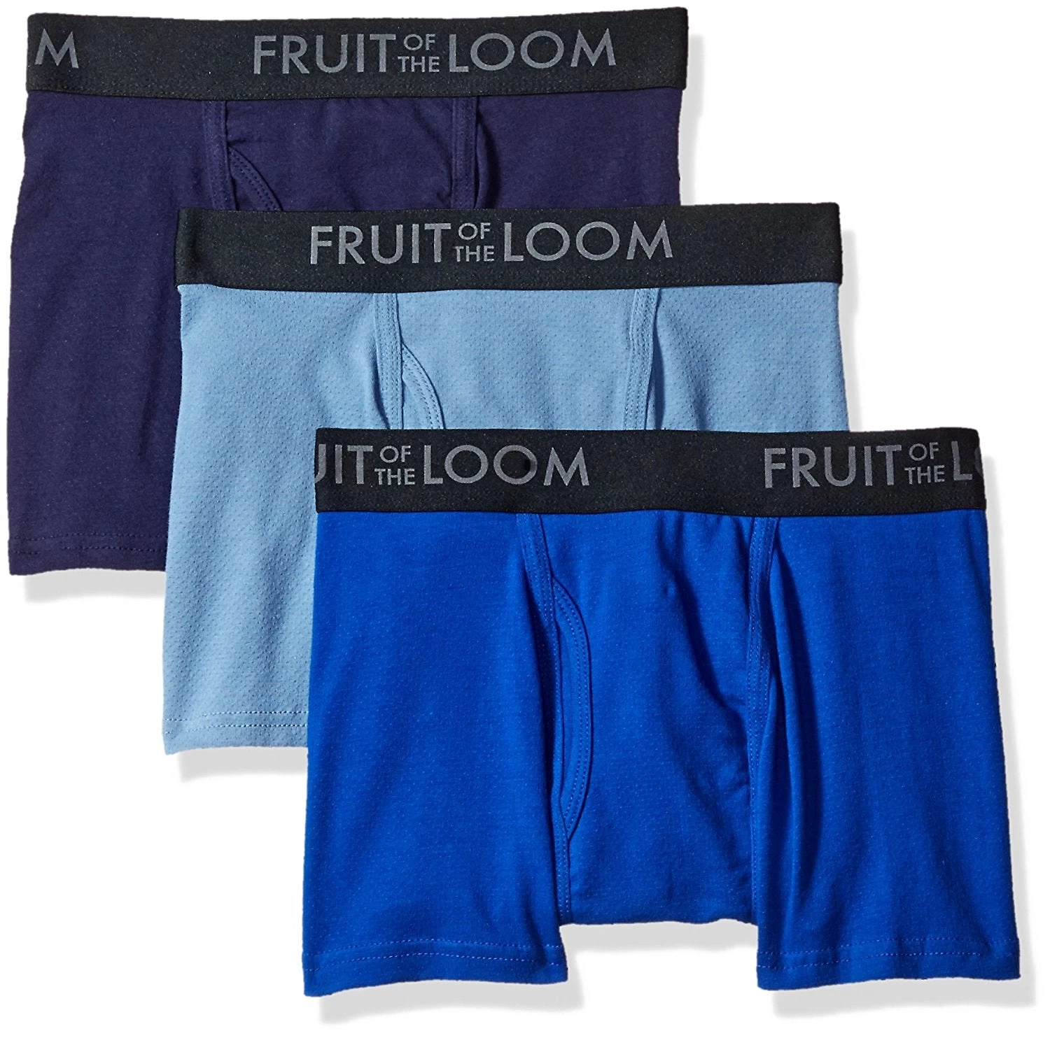 Fruit Of The Loom Mens Breathable 3-Pack Short Leg Boxer Brief 4 Fruit Of The Loom Mens Breathable 3-Pack Short Leg Boxer Brief - Image 2