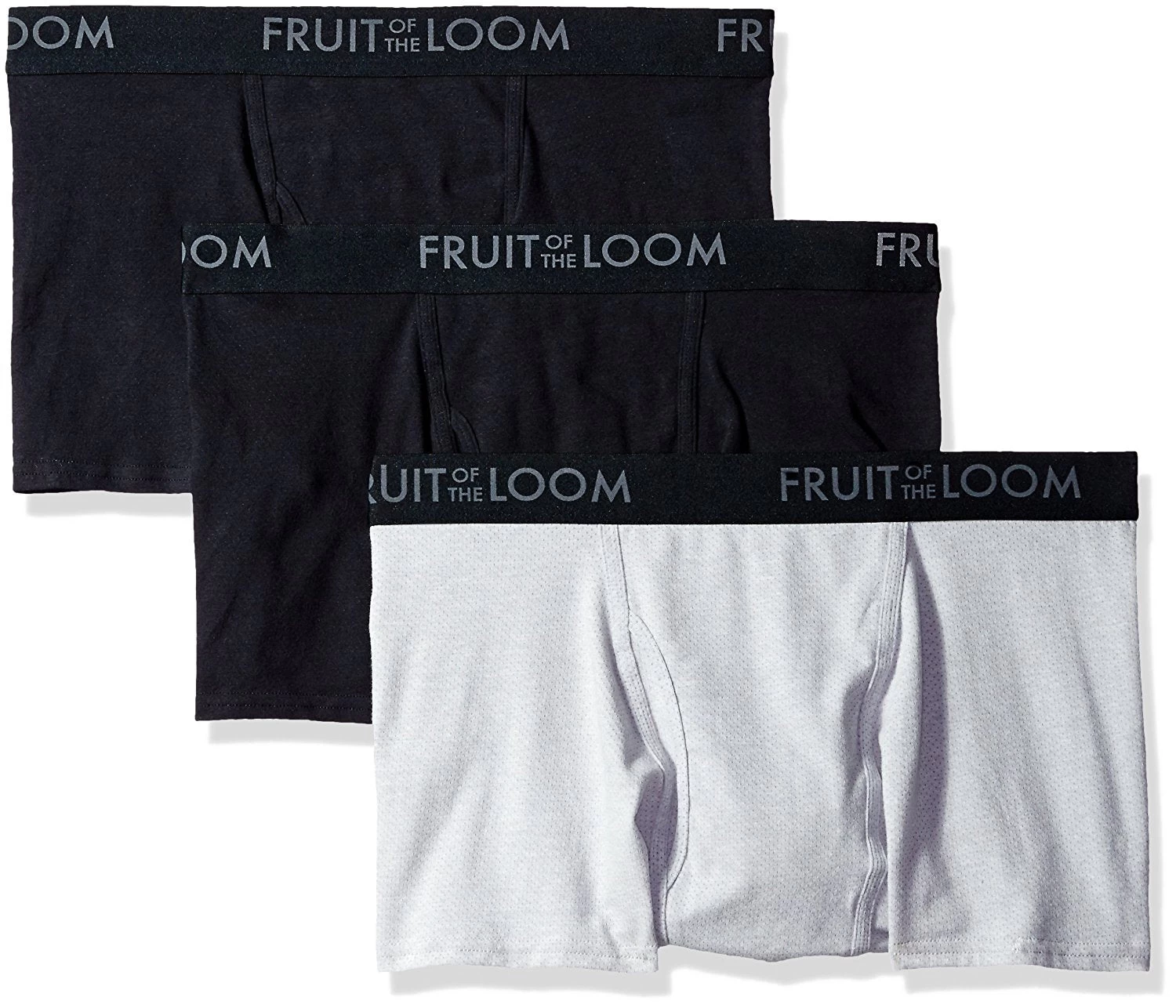 Fruit Of The Loom Mens Breathable 3-Pack Short Leg Boxer Brief 3 Fruit Of The Loom Mens Breathable 3-Pack Short Leg Boxer Brief