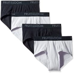 Fruit Of The Loom Mens Breathable 4-Pack Briefs