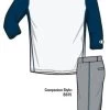Champion Men's And Youth Baseball Long Toss Double Dry 3/4 Sleeve Jersey -Outfit Fashion Shop BS50