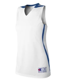 Champion Women's Supreme Basketball Jersey 29 Champion Women's Supreme Basketball Jersey -Outfit Fashion Shop CHP CBB50 WhiteAthleticRoyal