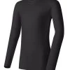 Duofold By Champion Youth Mid Weight Long Sleeve Thermal Crew -Outfit Fashion Shop CHP CKMW5 Black