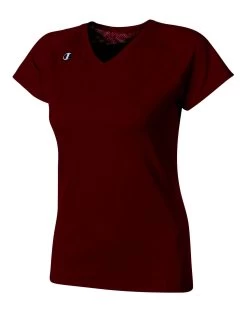 Champion Cap-Sleeve Stretch Women's Lacrosse/Field Hockey Jersey -Outfit Fashion Shop CHP CL327 Maroon