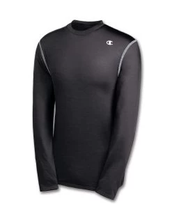 Champion Double Dry Long-Sleeve Men's Compression T Shirt