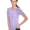 Champion Women`s PowerTrain PowerFlex Tee -Outfit Fashion Shop CHP CW7388 PurpleMistHeather