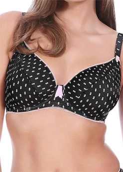 Freya Zen Women`s Underwire Balcony Bra -Outfit Fashion Shop Copy 1 ZEN BLACK UW BALCONY BRA