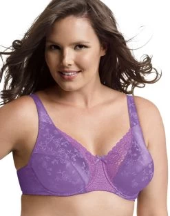Playtex Secrets Floral Underwire Bra -Outfit Fashion Shop EBY 13022 Bellflower
