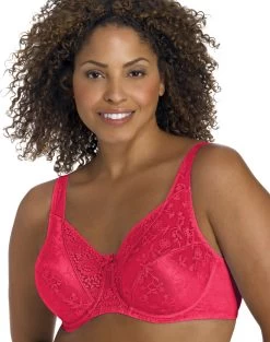 Playtex Secrets Floral Underwire Bra -Outfit Fashion Shop EBY 13022 BlushingBeauty