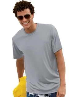 Hanes Cool DRI TAGLESS Men's T-Shirt 31 Hanes Cool DRI TAGLESS Men's T-Shirt -Outfit Fashion Shop EBY H4820 Graphite