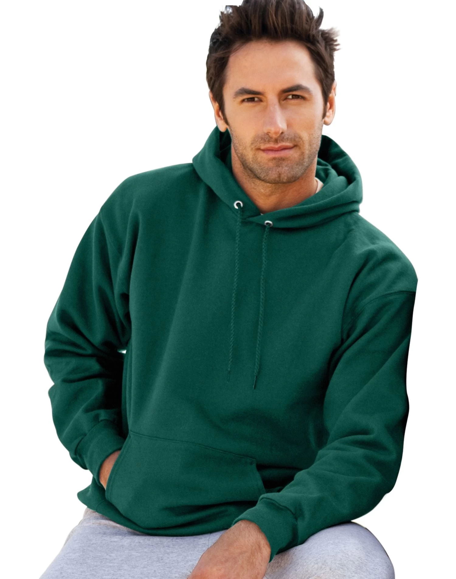 Hanes Ultimate Cotton Pullover Fleece Men's Hood 10 Oz 9 Hanes Ultimate Cotton Pullover Fleece Men's Hood 10 Oz - Image 7