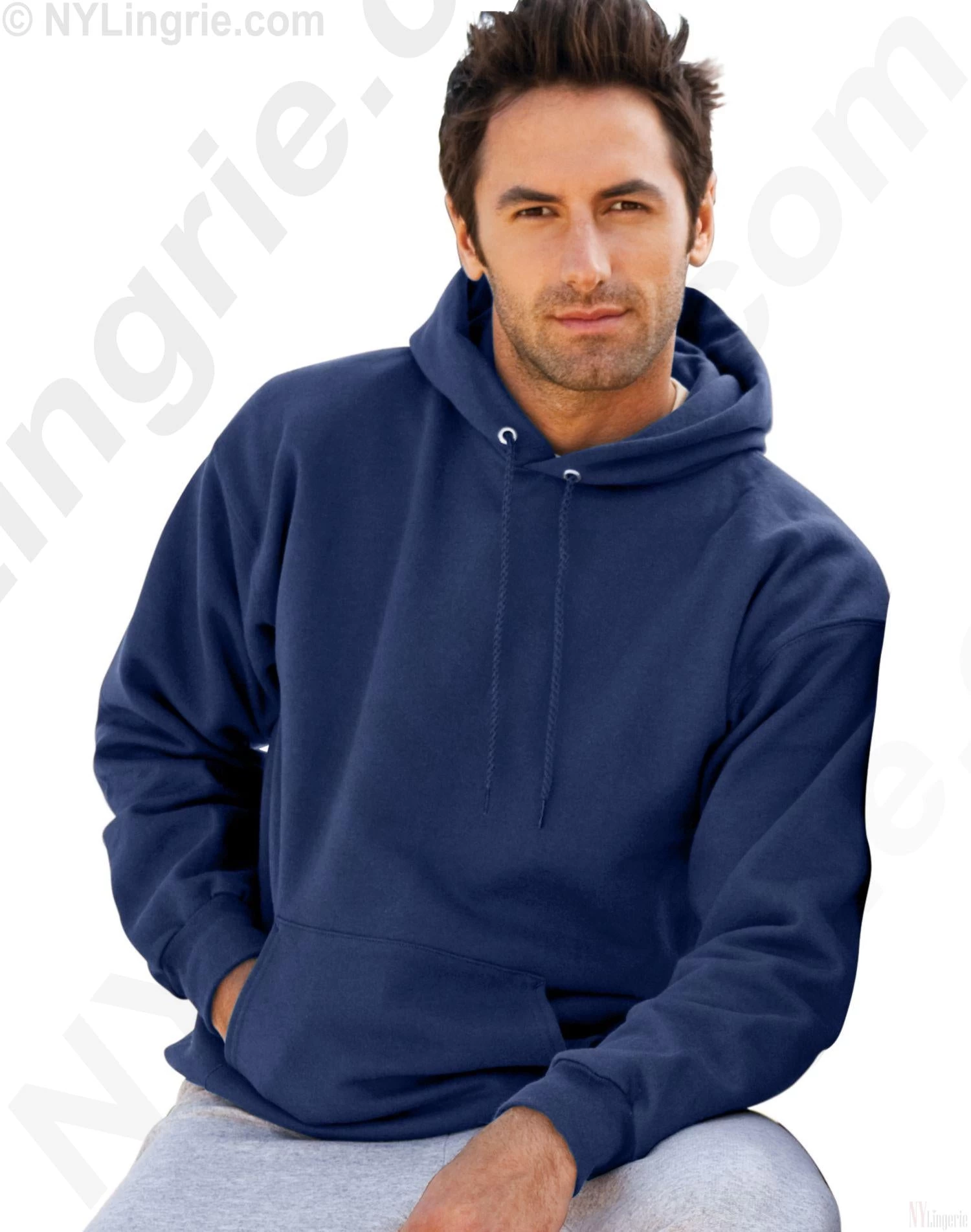 Hanes Ultimate Cotton Pullover Fleece Men's Hood 10 Oz 17 Hanes Ultimate Cotton Pullover Fleece Men's Hood 10 Oz - Image 15