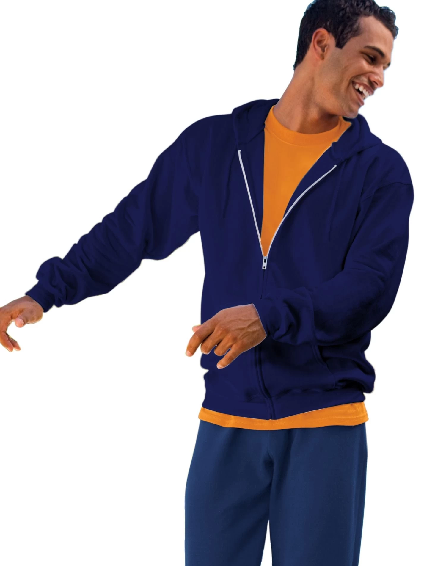 Hanes Ultimate Cotton Full-Zip Fleece Hood 10 Oz 10 Hanes Ultimate Cotton Full-Zip Fleece Hood 10 Oz - Image 8