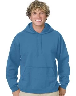 Hanes Comfortblend Pullover Hoodie Sweatshirt -Outfit Fashion Shop EBY HP170 DenimBlue