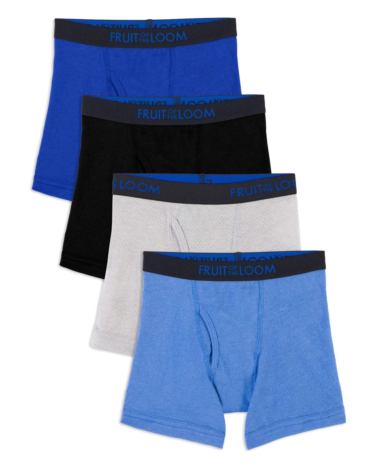Fruit Of The Loom Toddler Boys Breathable Boxer Briefs - 4 Pack 4 Fruit Of The Loom Toddler Boys Breathable Boxer Briefs - 4 Pack - Image 2