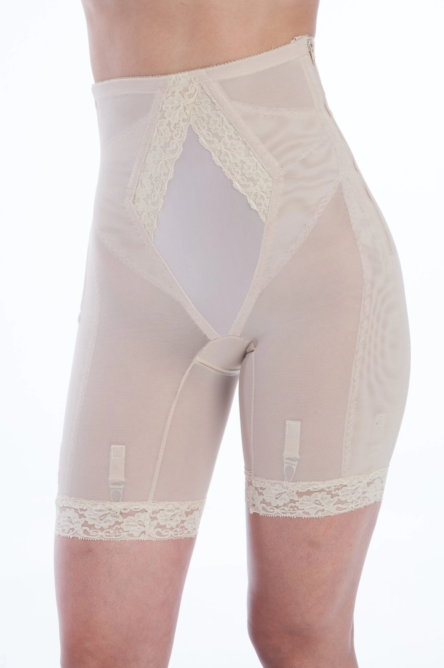 Custom Maid Women`s Extra Support Long Leg Girdle With Side Zipper 4 Custom Maid Women`s Extra Support Long Leg Girdle With Side Zipper - Image 2