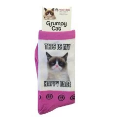 K. Bell Women`s Crew Socks Grumpy Cat -Outfit Fashion Shop GCWF15H008 01 789dedaf b130 40db 8f0f c9ad50f98593