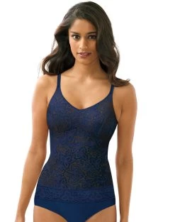 Bali Lace 'N Smooth Camisole Slimmer -Outfit Fashion Shop HBI 24381 InTheNavy