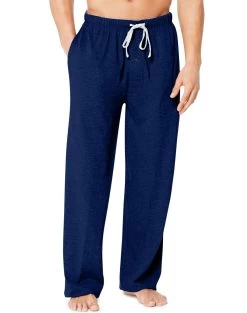 Hanes X-Temp Men`s Jersey Pant With ComfortSoft Waistband -Outfit Fashion Shop HBI 28583 BlueDepth