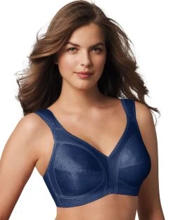 Playtex Women's 18 Hour Original Comfort Strap Bra #4693 -Outfit Fashion Shop HBI 8267 SailorBlue