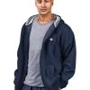 Champion Big & Tall Men`s Zip Fleece Hoodie -Outfit Fashion Shop HBI CHB105 Navy