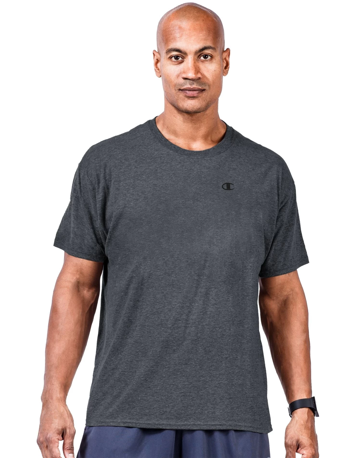 Champion Big & Tall Men`s Short Sleeve Jersey Tee 5 Champion Big & Tall Men`s Short Sleeve Jersey Tee - Image 3