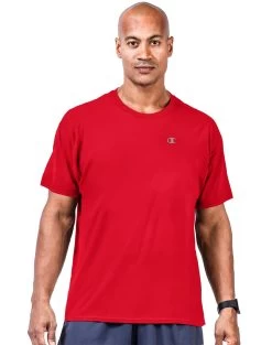 Champion Big & Tall Men`s Short Sleeve Jersey Tee 25 Champion Big & Tall Men`s Short Sleeve Jersey Tee -Outfit Fashion Shop HBI CHB305 Crimson
