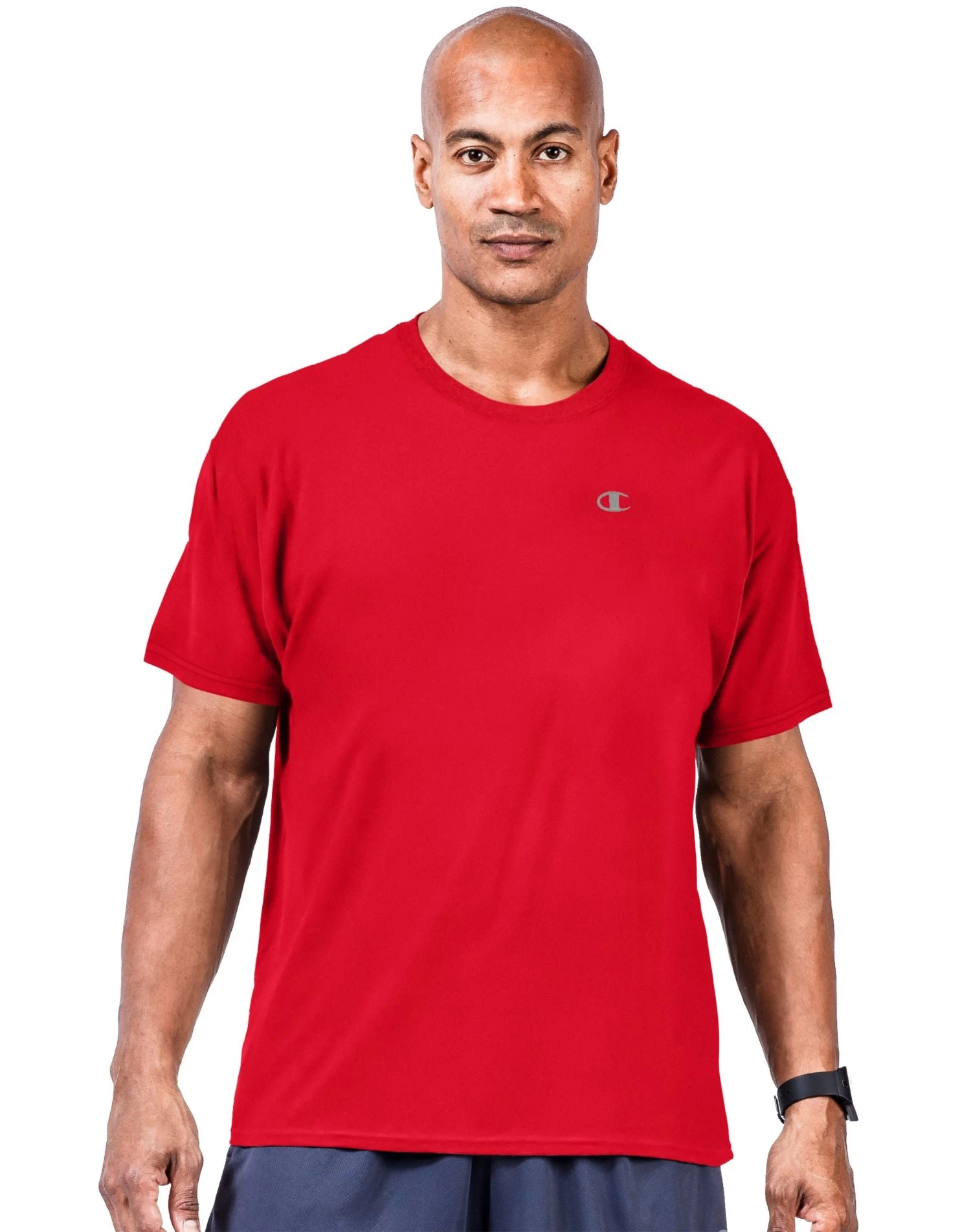 Champion Big & Tall Men`s Short Sleeve Jersey Tee 6 Champion Big & Tall Men`s Short Sleeve Jersey Tee - Image 4