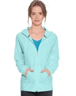 Champion Women`s Authentic Jersey Jacket -Outfit Fashion Shop HBI CJ7418 ViridianMintHeather