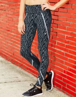 Champion Marathon Women’s Tights -Outfit Fashion Shop HBI CP9926 Black3DPyramid