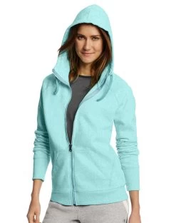 Champion Women`s Fleece Full Zip Hoodie -Outfit Fashion Shop HBI CW0933 alt02