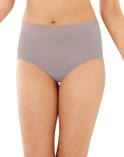 Bali Womens Comfort Revolution Microfiber Brief, 3-Pack -Outfit Fashion Shop HBI DFAK88 NudeWarmSteelPinkSands