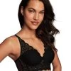 Maidenform Womens Casual Comfort Convertible Wirefree Bralette -Outfit Fashion Shop HBI DM1188 Black
