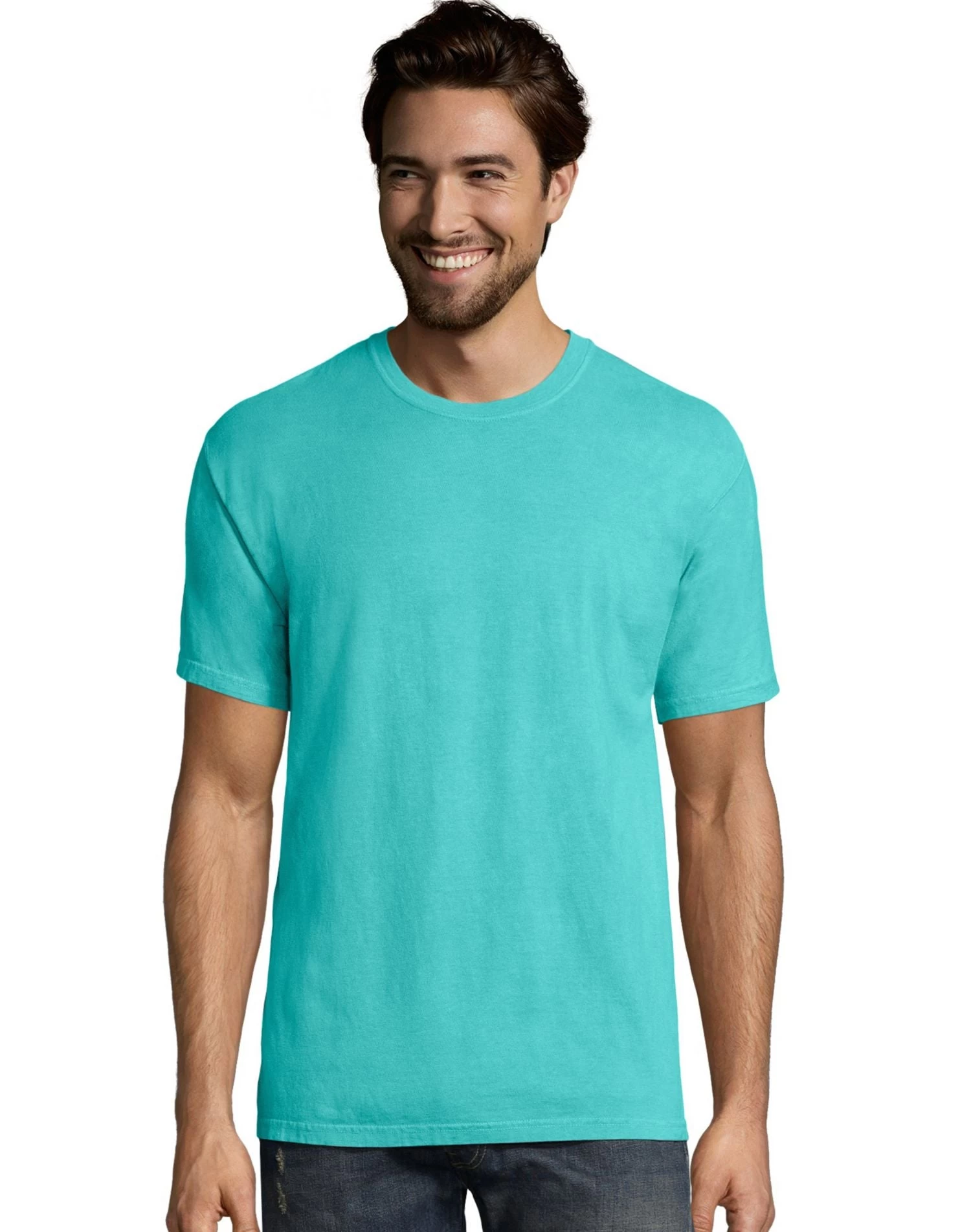 Hanes Big Mens ComfortWash Garment Dyed Short Sleeve Tee 19 Hanes Big Mens ComfortWash Garment Dyed Short Sleeve Tee - Image 17