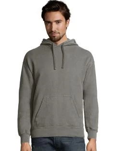 Hanes Big Mens ComfortWash Garment Dyed Fleece Hoodie Sweatshirt -Outfit Fashion Shop HBI GDH450 ConcreteGray 56842368 7b37 484b afdb 0f95df797067