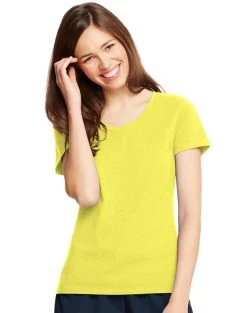Hanes X-Temp Women`s V-Neck T-Shirt 34 Hanes X-Temp Women`s V-Neck T-Shirt -Outfit Fashion Shop HBI H42V0 NeonLemonHeather 5fdb4667 6def 4b71 96f8 e4399071d132