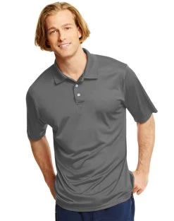 Hanes Cool DRI Men`s Sportshirt -Outfit Fashion Shop HBI H4800 Graphite