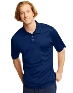 Hanes Cool DRI Men`s Sportshirt -Outfit Fashion Shop HBI H4800 Navy