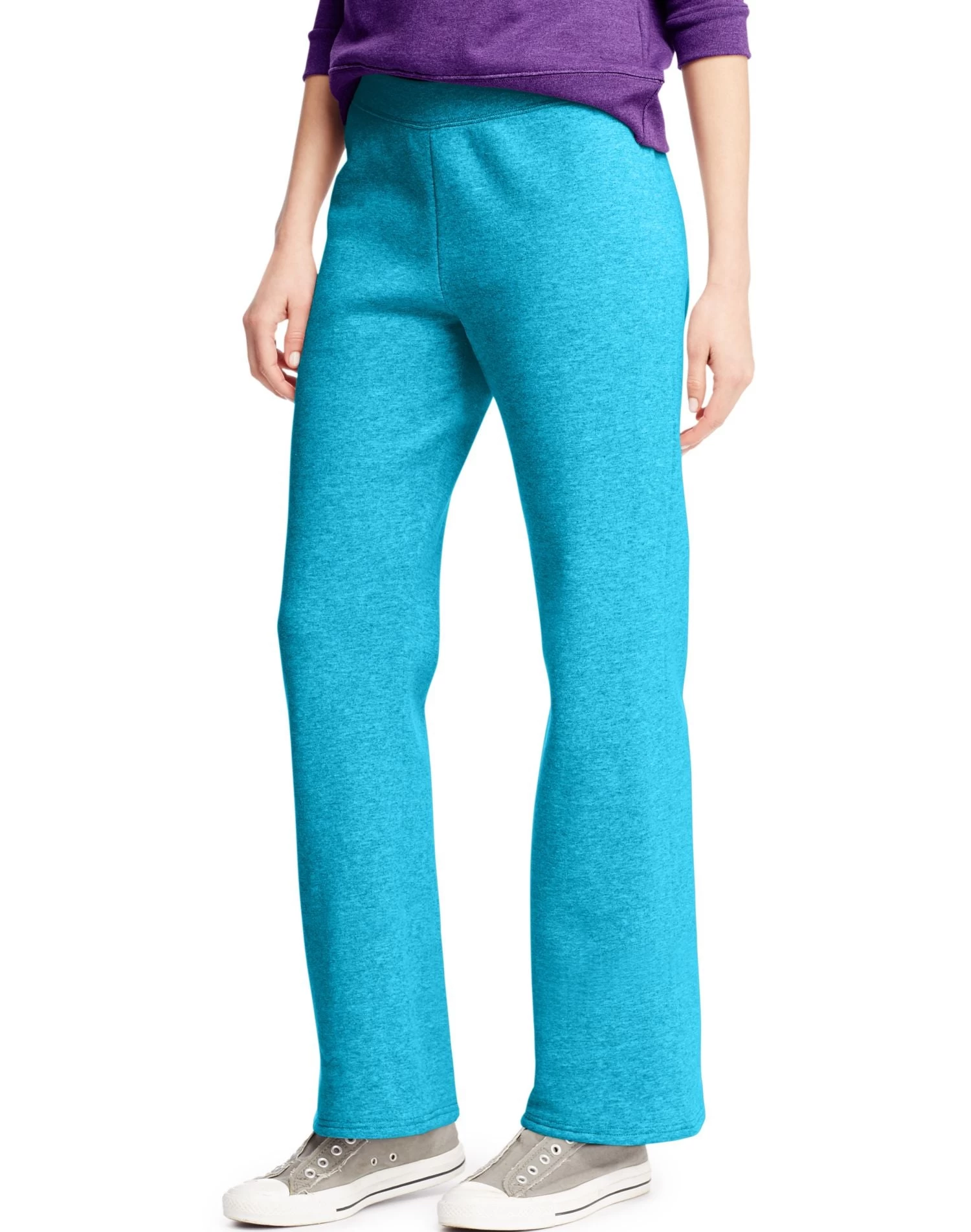 Hanes Women`s ComfortSoft EcoSmart Open Leg Fleece Sweatpants 6 Hanes Women`s ComfortSoft EcoSmart Open Leg Fleece Sweatpants - Image 4