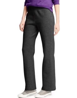 Hanes Women`s ComfortSoft EcoSmart Open Leg Fleece Sweatpants