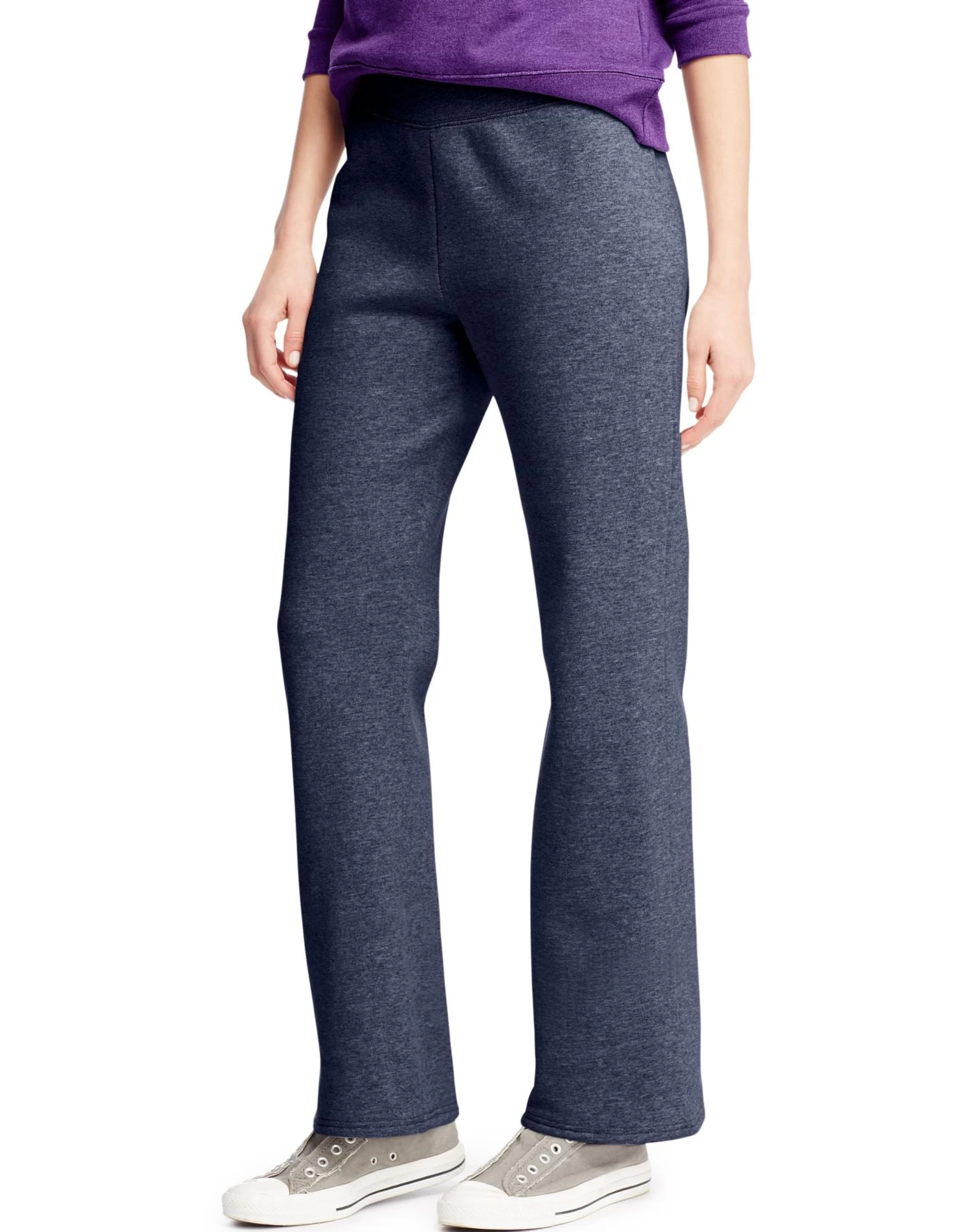Hanes Women`s ComfortSoft EcoSmart Open Leg Fleece Sweatpants 10 Hanes Women`s ComfortSoft EcoSmart Open Leg Fleece Sweatpants - Image 8