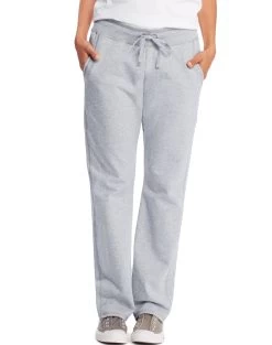 Hanes Women`s French Terry Pocket Pant -Outfit Fashion Shop HBI HO4677 LightSteel