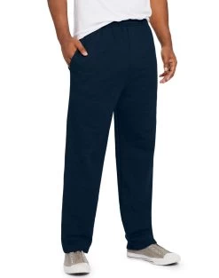 Hanes Mens Comfort Soft Eco Smart Fleece Sweatpants -Outfit Fashion Shop HBI HO5995 Navy