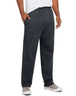 Hanes Mens Comfort Soft Eco Smart Fleece Sweatpants -Outfit Fashion Shop HBI HO5995 SlateHeather