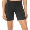 Hanes Women`s Stretch Jersey Bike Shorts -Outfit Fashion Shop HBI HO9291 Black