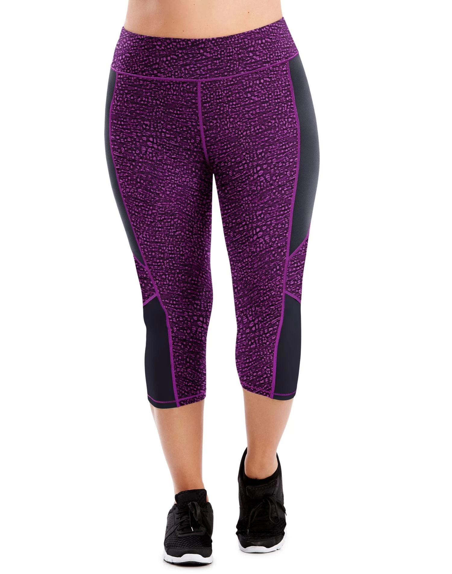 Just My Size Womens Active Blocked Capris 7 Just My Size Womens Active Blocked Capris - Image 5
