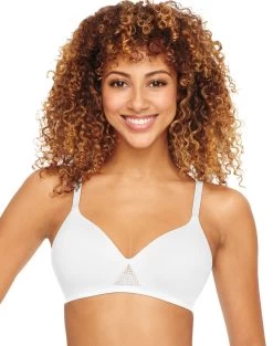 Hanes Girls` Oh So Light Foam Wirefree Bra 15 Hanes Girls` Oh So Light Foam Wirefree Bra -Outfit Fashion Shop HBI MHG521 White