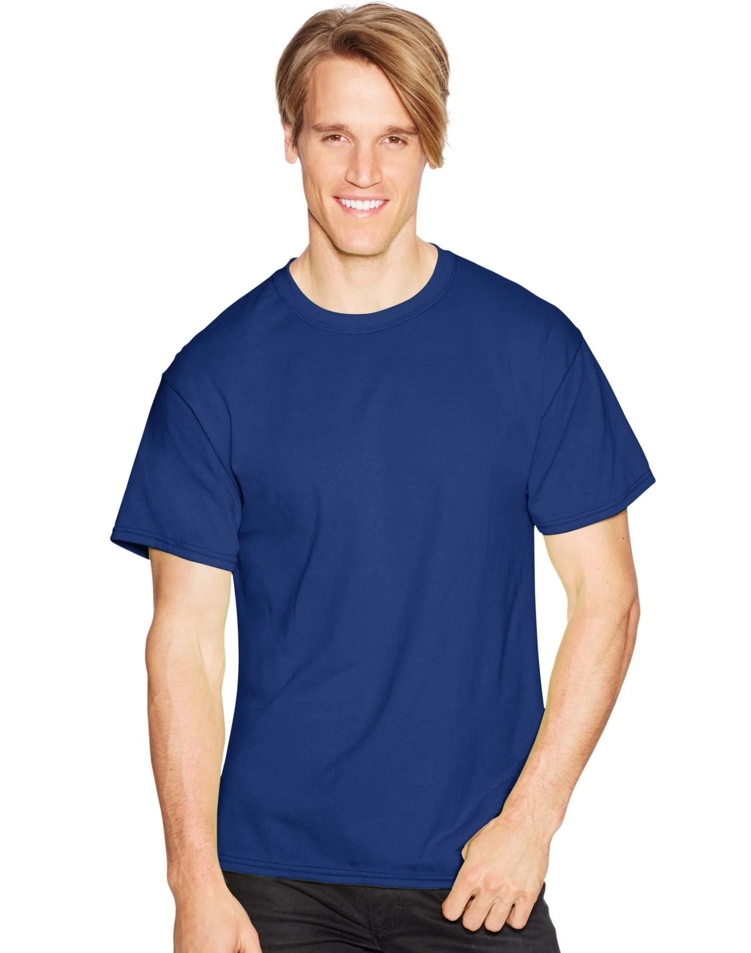 Hanes Mens ComfortBlend EcoSmart 4-Pack Crewneck T-Shirts 7 Hanes Mens ComfortBlend EcoSmart 4-Pack Crewneck T-Shirts - Image 5